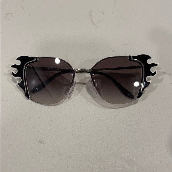 prada flame glasses
